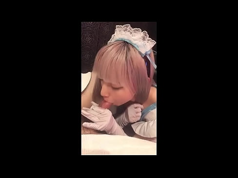 ❤️ Japanese Idol [mayuka], French maid costume, part 1, blowjob and jerk off with lotion ☑ Sex video sa amin ☑